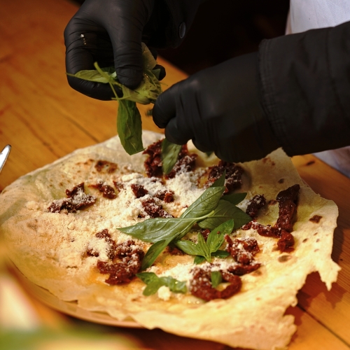 Bramborová placka na peci