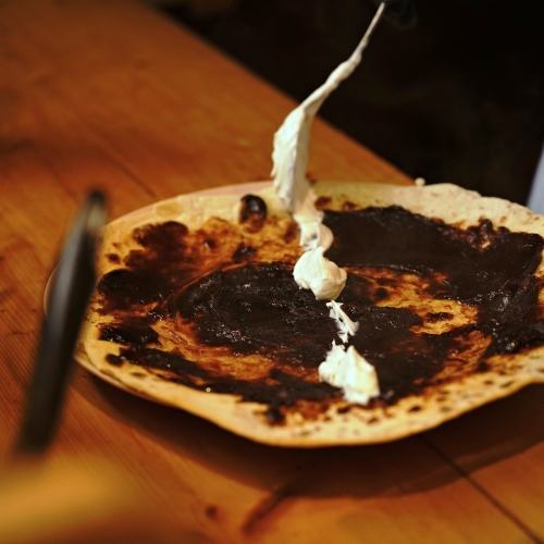 Bramborová placka na peci