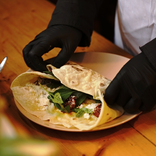 Bramborová placka na peci