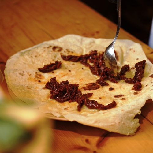 Bramborová placka na peci