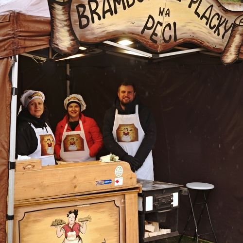 Bramborová placka na peci