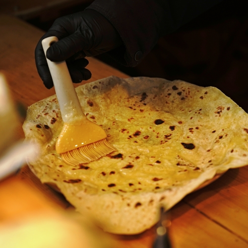 Bramborová placka na peci