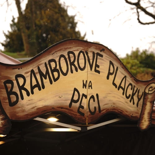 Bramborová placka na peci