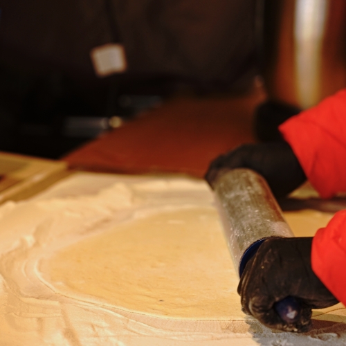 Bramborová placka na peci