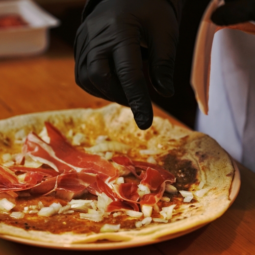 Bramborová placka na peci