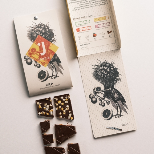 Čokoláda se zázvorem a pomerančem