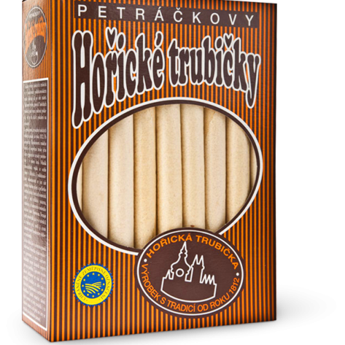 Hořické trubičky - Oplatky plněné kakaovým krémem s ořechy