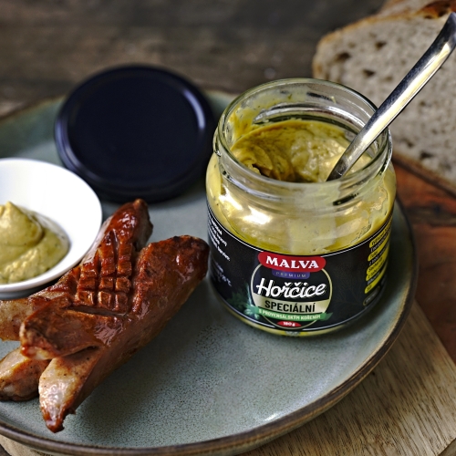MALVA Premium hořčice s provensálským kořením