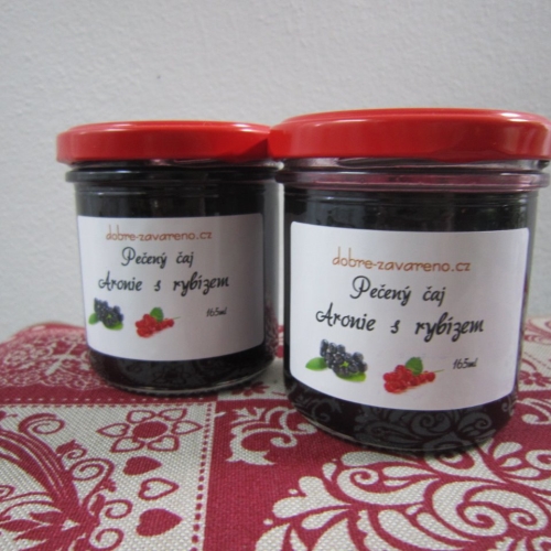 Pečený čaj aronie - rybíz