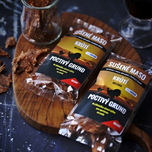 Sušené maso - krůtí biltong
