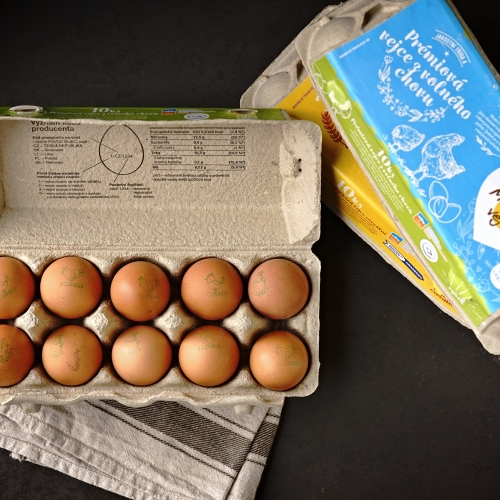 vejce z volného výběhu 1CZ