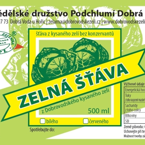 Zelná šťáva – Šťáva z kysaného zelí